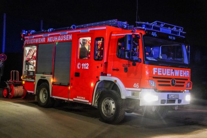 Neuhausen: Brand in Fluechtlingsunterkunft fordert einen Verletzten