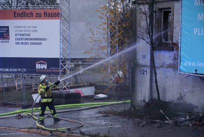 Bietigheim: Haus in Vollbrand