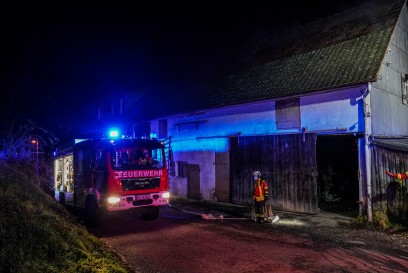 Remshalden-Osterhof: Brand im Heizraum - 1 Verletzter