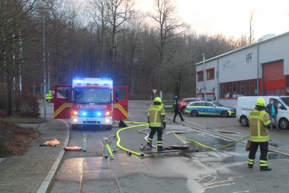Hochdorf: Stickstoff austritt Vordert Feuerwehr 