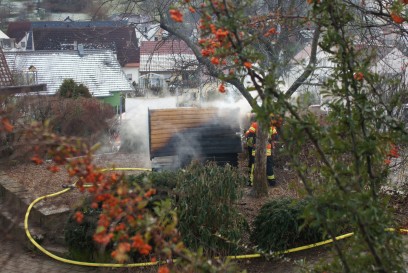 Tischardt: Gartenhaus abgebrannt