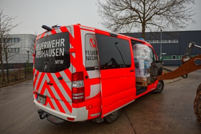 Neuhausen: Feuerwehr unterstuetzt bei Spendensammlung fuer erdbebengeplagtes Kroatien