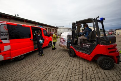 Neuhausen: Feuerwehr unterstuetzt bei Spendensammlung fuer erdbebengeplagtes Kroatien