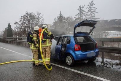 Boeblingen-Hulb: VW brennt faengt Feuer