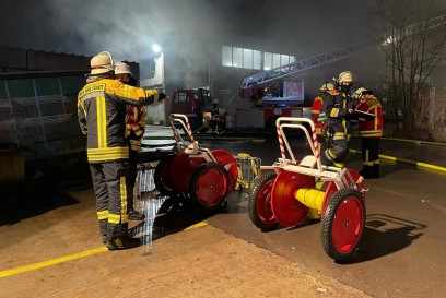 Simmozheim: Wohnhaus in Vollbrand 