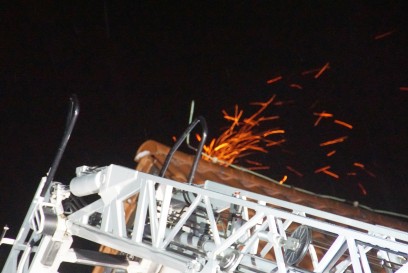 Muehlacker: Kaminbrand fuer zu einem langen Feuerwehreinsatz