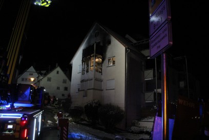 Hechingen: Wohnungsbrand in Mehrfamilienhaus