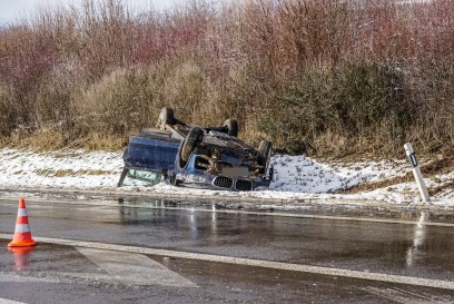 Bondorf: Zwei Unfaelle beschaeftigen die Polizei auf der A81