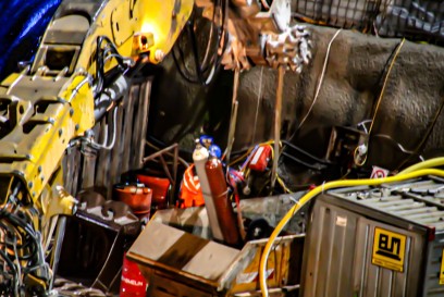 Stuttgart-Bad Cannstatt: Containerbrand auf S21 Gelaende