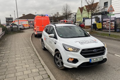 Esslingen-Zell: Polizeieinsatz am Bahnhof 