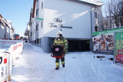 Boeblingen: Waeschetrockner im Hotel faengt Feuer 
