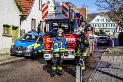 Plochingen: Zerborstene Wasserleitung loescht Brand in Gaststaette