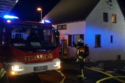 Herrenberg-Affstaett: Kaminbrand in Einfamilienhaus