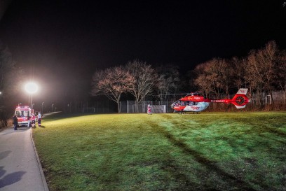 Kirchheim/ Teck: Mann nach Gasverpuffung mit Rettungshubschrauber in Klinik