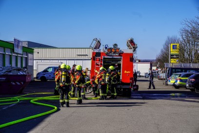 Wernau: Brand in Behindertwerkstatt - Vier Feuerwehren im Einsatz