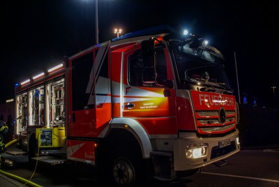 Sindelfingen: Brand einer Industriewaschmaschine eines Elektromarkt