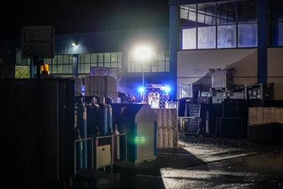 Waiblingen: Brand bei Recyclingfirma 