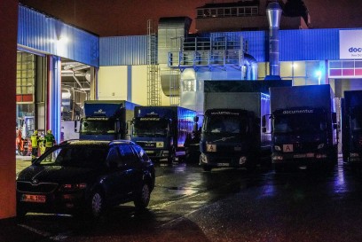 Waiblingen: Brand bei Recyclingfirma 