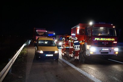 Pleidelsheim: Schwerer Verkehrsunfall auf der A81
