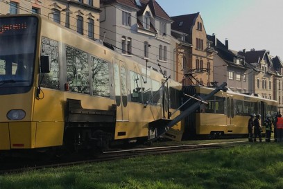 Stuttgart: Zwei Stadtbahnen entgleisen