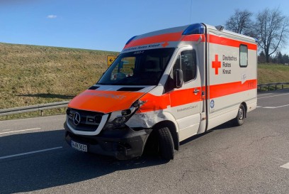Altensteig: Unfall mit Rettungswagen 