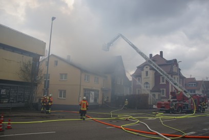 Murrhardt: Brand eines Mehrfamilienhauses