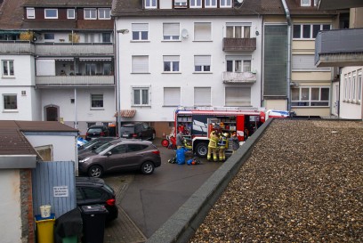Boeblingen: Brennende Kartonagen sorgen fuer einen Feuerwehreinsatz