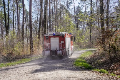 Schorndorf-Schornbach: Ueber 2 Hektar Waldboden in Flammen