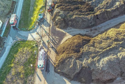 Sindelfingen: Brand auf dem Haeckselplatz 