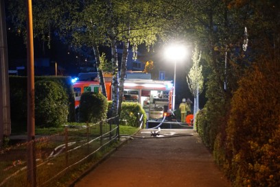 Esslingen: Balkon durch Brand schwer Beschaedigt- Wohnung noch bewohnbar