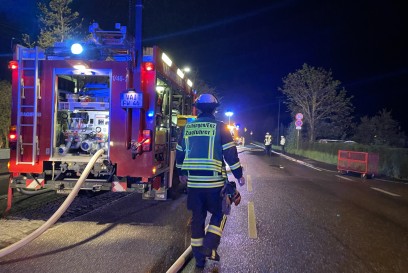 Vaihingen: Schuppen brennt nieder