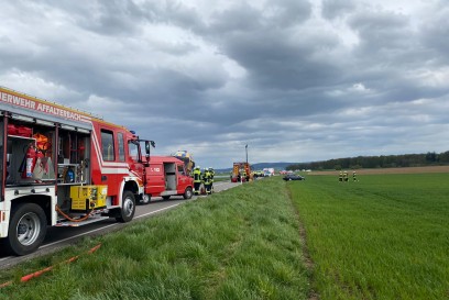 Affalterbach: Toedlicher Verkehrsunfall auf der L1127
