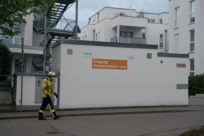 Nuertingen: Brand in Altersheim loest Grosseinsatz aus
