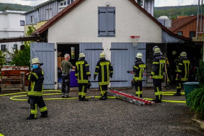 Deizisau: Brand in einem Schuppen