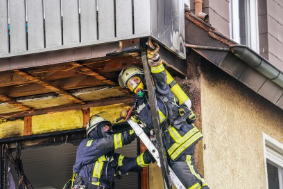 Schorndorf: Balkonbrand 