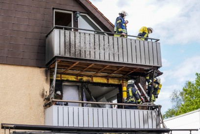 Schorndorf: Balkonbrand 