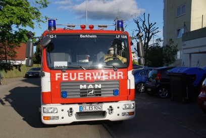 Esslingen-Berkheim: Trockner in Brand geraten