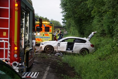 Ludwigsburg: PKW ueberschlaegt sich in Ludwigsburg 