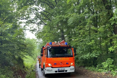 Uhingen-Baiereck: Feuerwehr muss Ast entfernen 