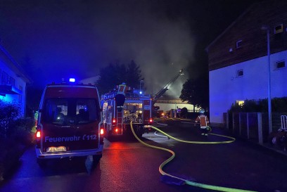 Korntal: Brand im Bauhof Korntal 