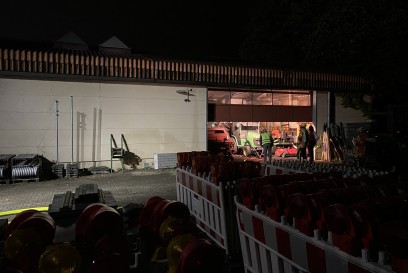 Korntal: Brand im Bauhof Korntal 