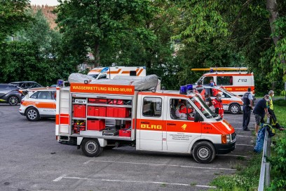 Lorch-Waldhausen: Sucheinsatz am Baggersee