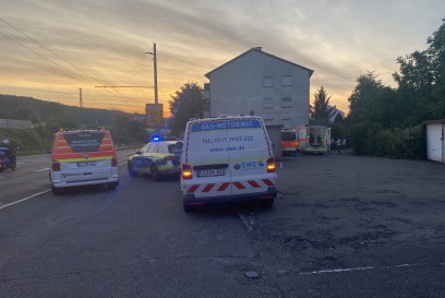 Esslingen-Mettingen: CO Austritt in Wohnung - 4 verletzte 
