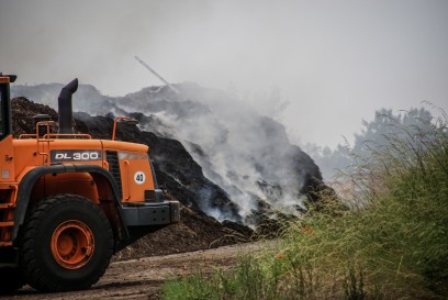 Boeblingen: Brand auf dem Haeckselplatz