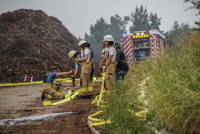 Boeblingen: Brand auf dem Haeckselplatz