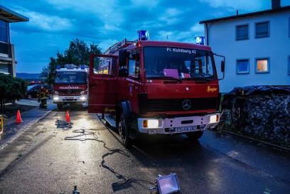 Kohlberg: Unwetterzelle und Starkregen lassen Keller voll laufen