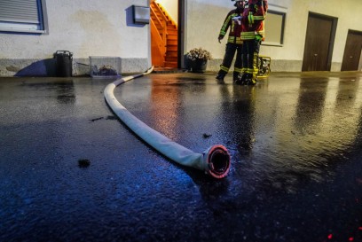 Griesingen: Unwetter fegt ueber den Ort