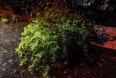 Griesingen: Unwetter fegt ueber den Ort