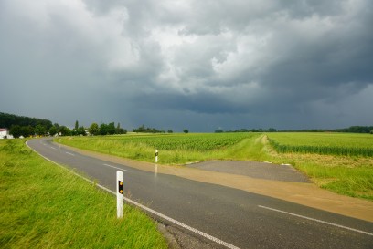 Ebersbach Fils: Unwetter ueberschwemmt teile von Ebersbach