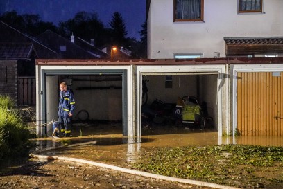 Kirchheim: Feuerwehr muss ueber 150 Unwetter Einsatzstellen abarbeiten